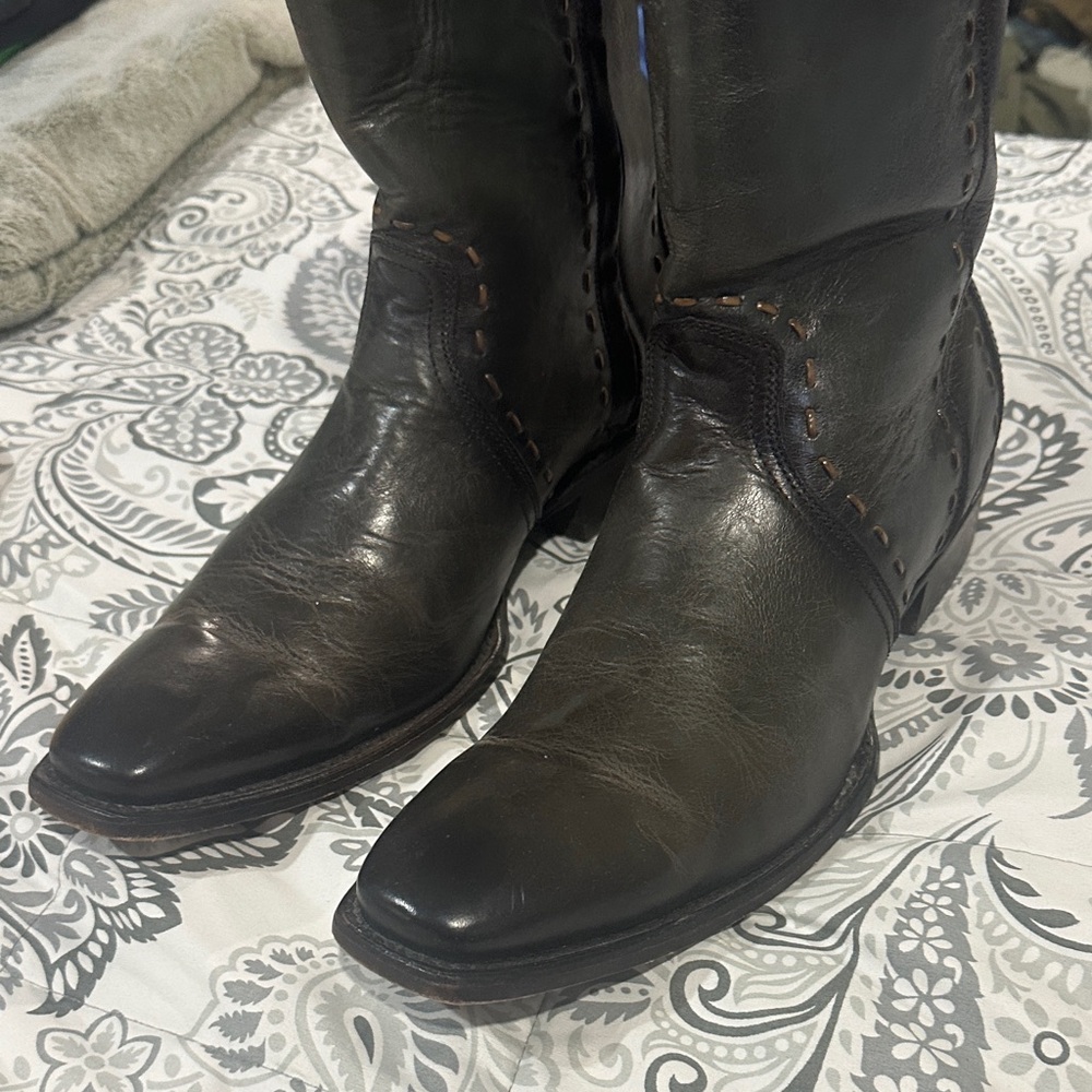 Cuadra mens cowboy leather boots 11